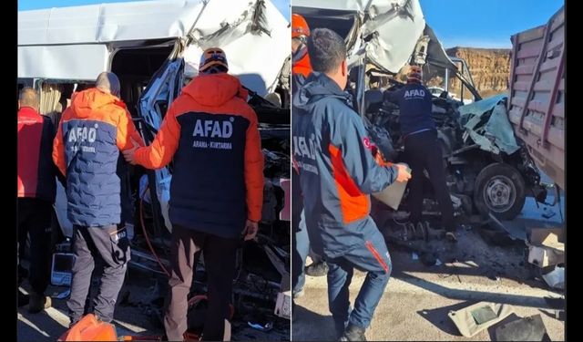 Kayseri’de okul servisi tırla çarpıştı: 1 ölü, 7 yaralı