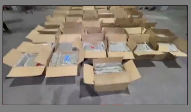 İstanbul Küçükçekmece’de 527 kilo skunk ele geçirildi