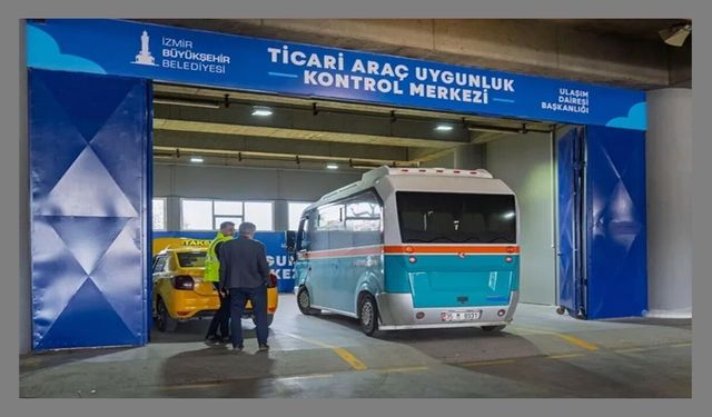 Ticari araçlar bu merkezden detaylı denetleniyor