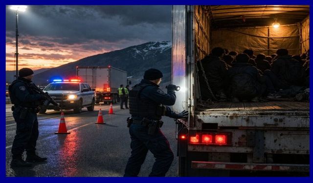 Çankırı’da TIR Operasyonunda 75 Düzensiz Göçmen Yakalandı