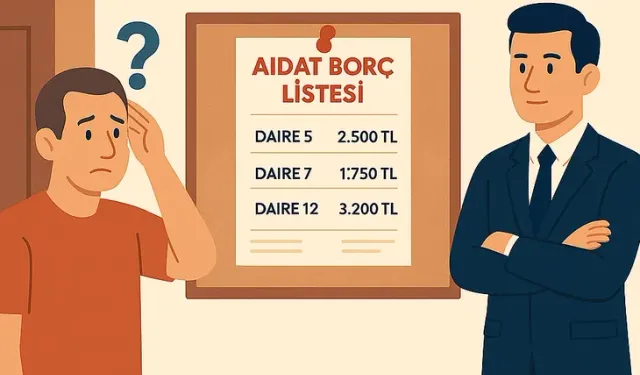 Apartman ve sitelerde aidat borç listesi asmak yasaklandı