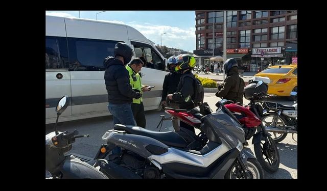 Düzce’de motosiklet denetimleri artırıldı