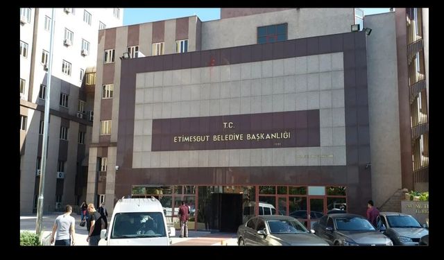 Etimesgut Belediyesi'nde zimmet soruşturmasında 1 kişi tutuklandı!