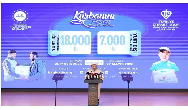 Vekaletle kurban kesim bedeli belli oldu