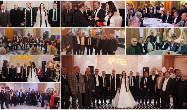 Tolunay Sırtbaş ile Merve Demir’in Düğünü Bölgeyi Bir Araya Getirdi
