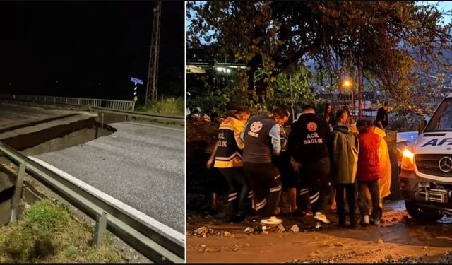 Hatay’da sel felaketi: Köprü çöktü, 1 kişi hayatını kaybetti