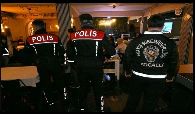 Kocaeli’nde “Huzur 41” Uygulaması: Aranan 24 Şahıs Yakalandı