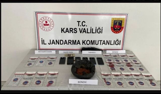 Kars ve Kağızman’da zehir tacirlerine büyük darbe: 7 Tutuklama