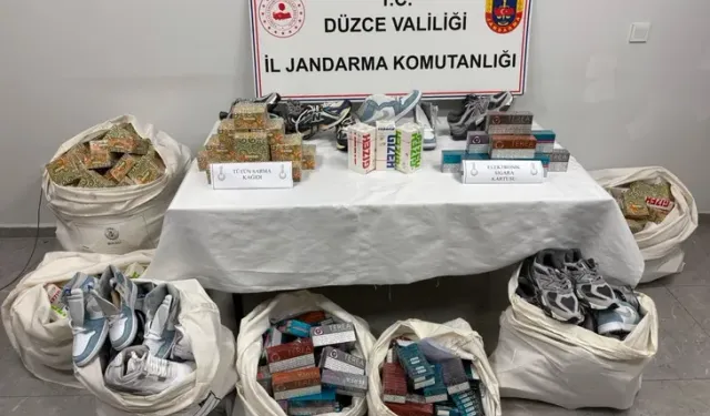 Düzce’de kaçakçılık operasyonu