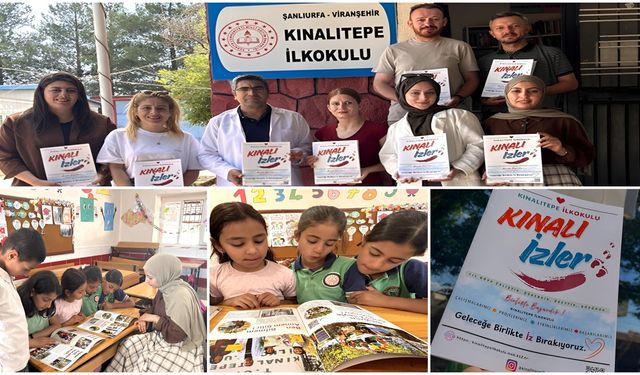 Şanlıurfa Kınalıtepe İlkokulu Kınalı İzler Dergisi Yayında