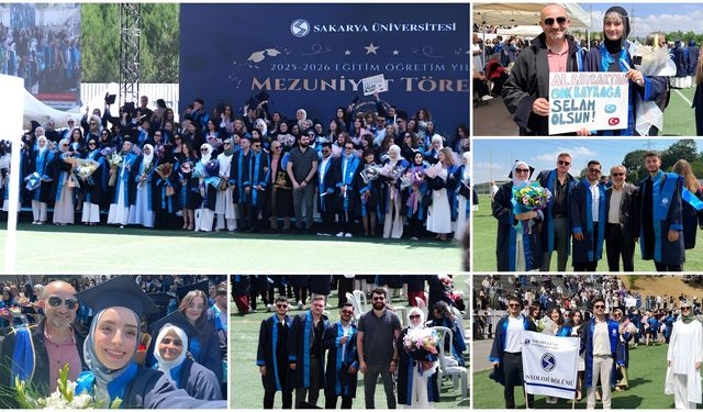 Sakarya Üniversitesi Sosyoloji Bölümü Mezuniyet Coşkusu
