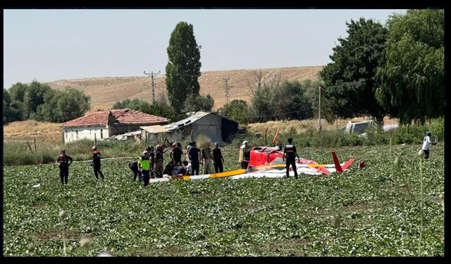 Ankara'da TUSAŞ'a ait eğitim helikopteri düştü: 2 yaralı