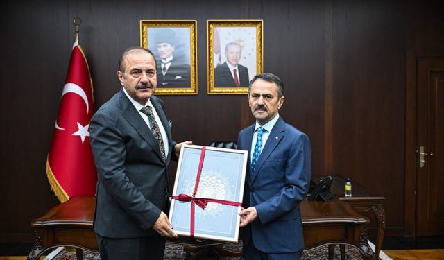Cumhuriyet Başsavcısı Metin Uslu, Vali İlhami Aktaş'ı Ziyaret Etti
