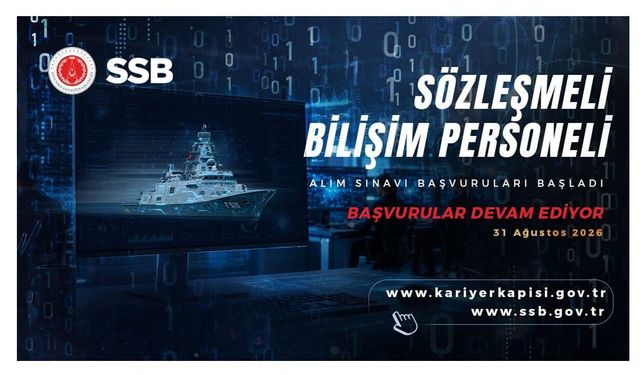 Savunma Sanayii Başkanlığı 13 Pozisyonda Bilişim Personeli Alacak