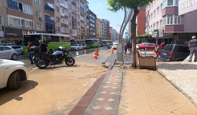 Gebze'de Ana hat patladı Trafik felç oldu