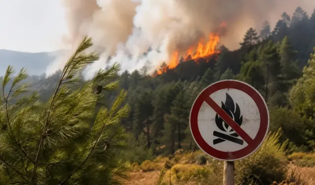 Marmaris’te yangına havadan ve denizden yoğun müdahale