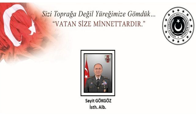İstihbarat Albayı Sayit Gökgöz Askerî araç kazasında şehit oldu
