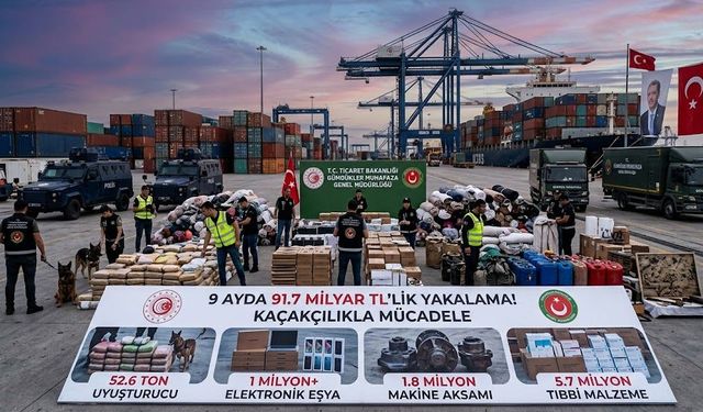 Gümrüklerde Kaçakçılığa Geçit Yok: 91,7 Milyar Liralık Dev Operasyon