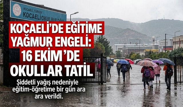 Kocaeli’de Cuma Günü Okullar Tatil: İdari İzin Detayları Açıklandı