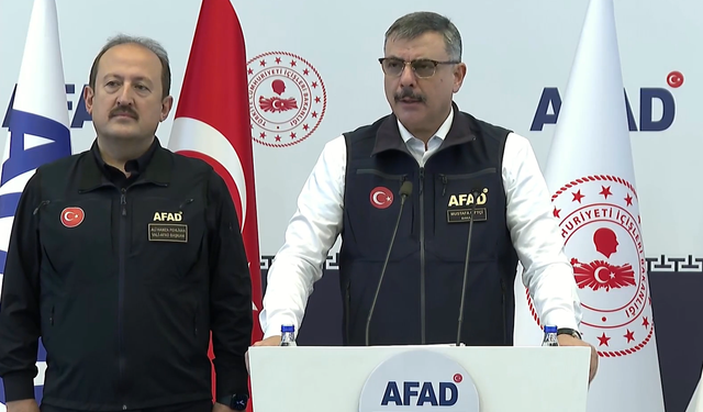 İçişleri Bakanı Çiftçi afette son durumu paylaştı