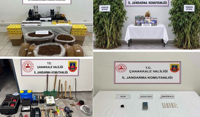Çanakkale’da Jandarma KOM Ekipleri Kaçakçılara Nefes Aldırmıyor