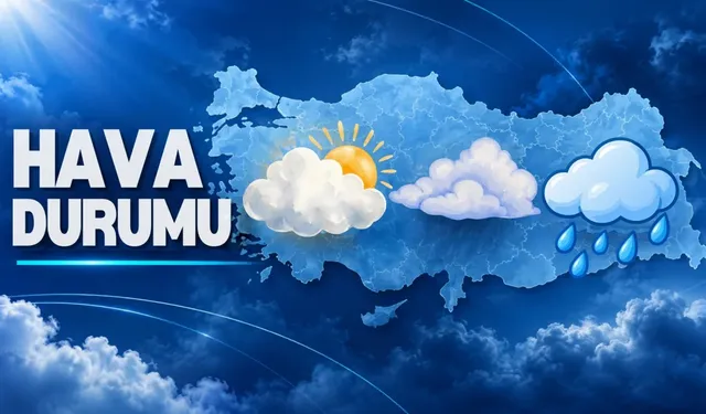 Meteoroloji'den hafta sonu için yağış uyarısı