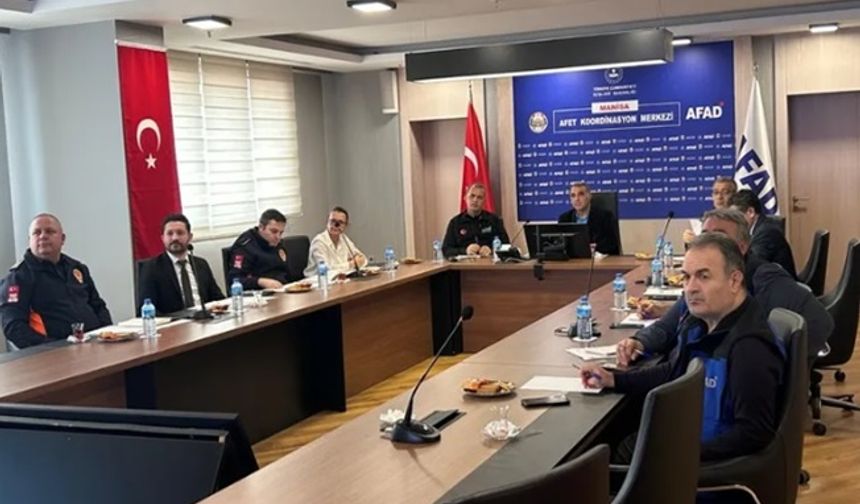 Manisa olası afetlere karşı hazırlanıyor