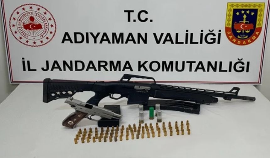 Adıyaman’da silah ve mühimmat operasyonu