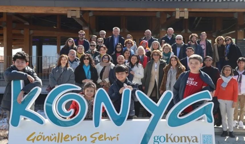 Yabancı Büyükelçiler ve eşleri Konya’ya hayran kaldı