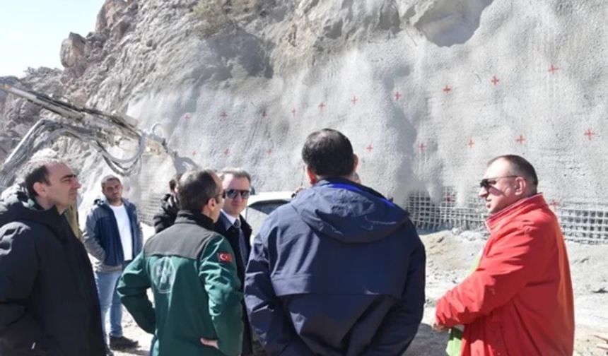 DSİ Çoruh Projeleri 26. Bölge Müdürü Yıldız, Yusufeli’nde altyapı çalışmalarını inceledi