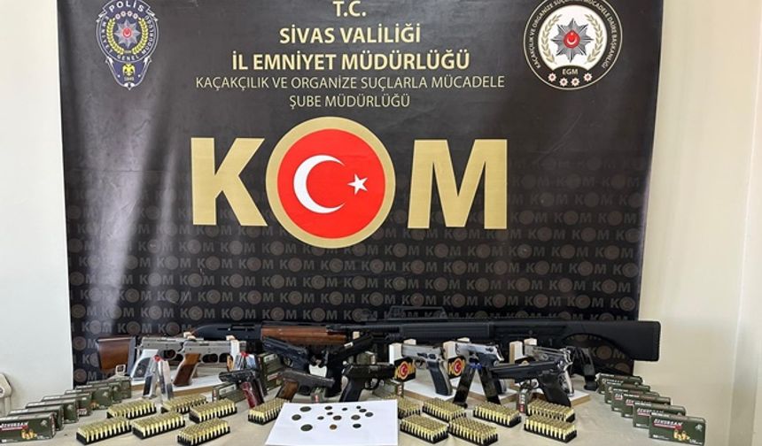 Sivas Merkezli  Yasadışı Silah Ticareti Operasyonu!