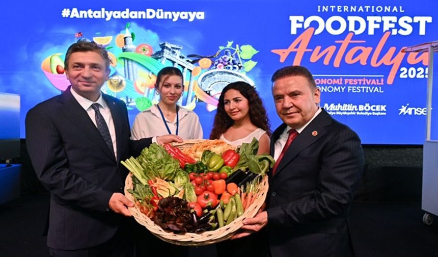 Antalya'dan dünyaya" lezzet yolculuğu başladı