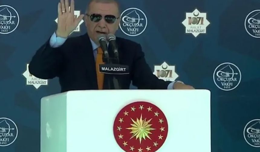 Cumhurbaşkanı Erdoğan Malazgirt'te!