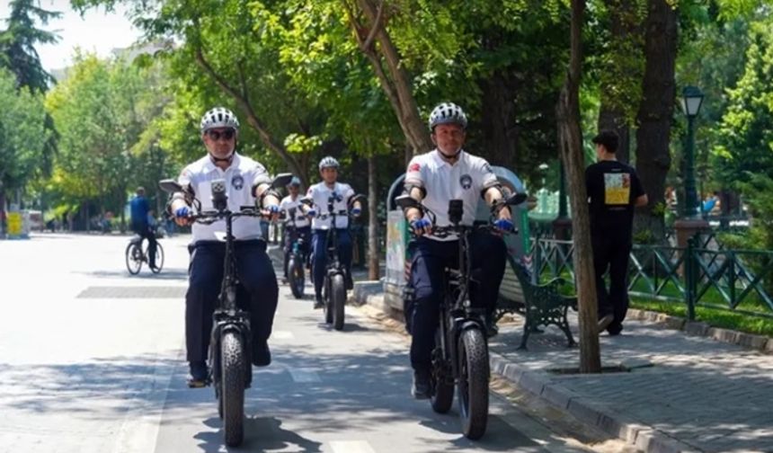 Eskişehir’de bisikletli zabıta dönemi başladı