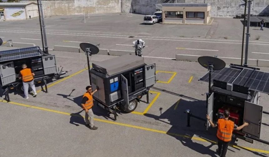 İzmir'e acil durum haberleşme römorku