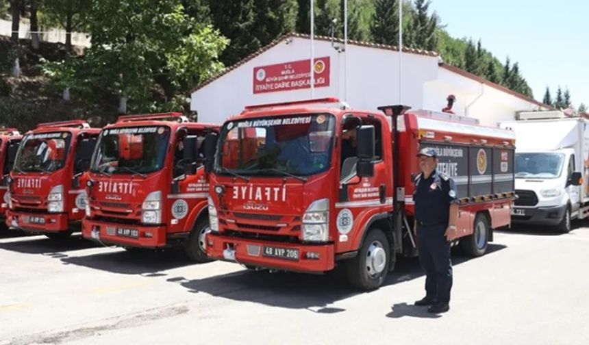Muğla İtfaiyesi’ne 72 yeni araç