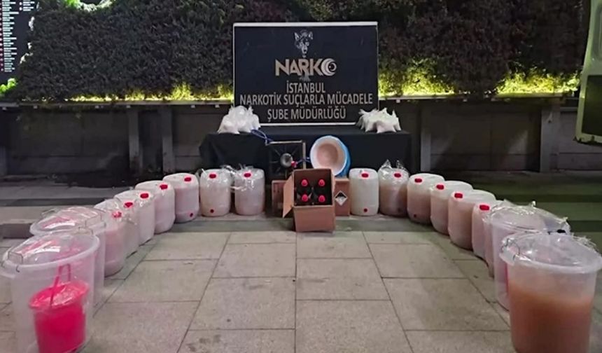 İstanbul’da yüzlerce kilo uyuşturucu ele geçirildi: 7 şüpheli yakalandı