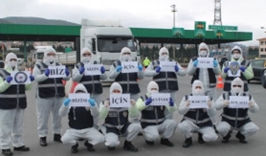 Kocaeli Emniyet Müdürlüğü'nden ‘evde kal’ çağrısı