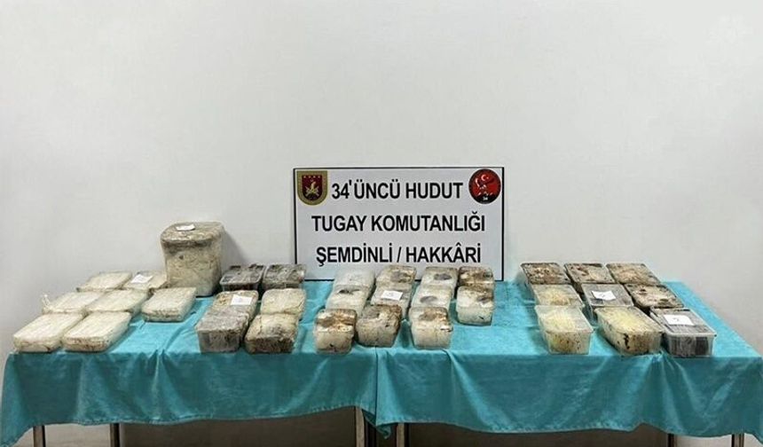 MSB; İran Hudut Hattında 81 Kilo 133 Gram Uyuşturucu Ele Geçirildi!