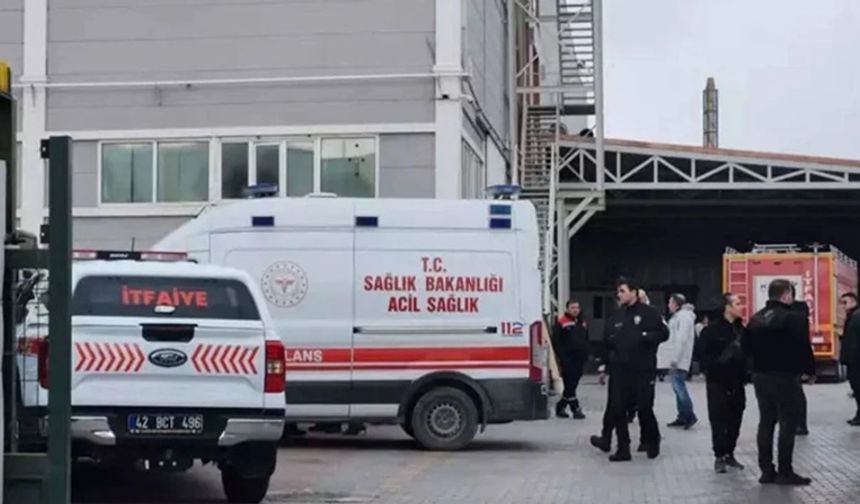 Konya’da şekerleme fabrikasında patlamada 2 işçi yaralandı