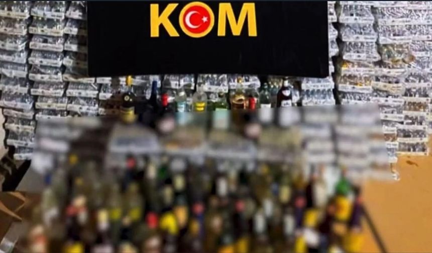 81 ilde sahte ve kaçak içki operasyonu: 169 şüpheliye işlem