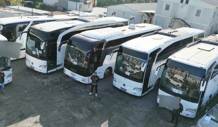 6 ilde “change otobüs” operasyonu: 27 kişilik şebeke çökertildi