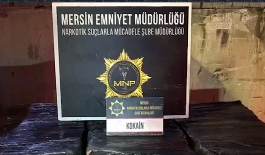 Mersin Limanı’nda 298 kilo kokain ele geçirildi