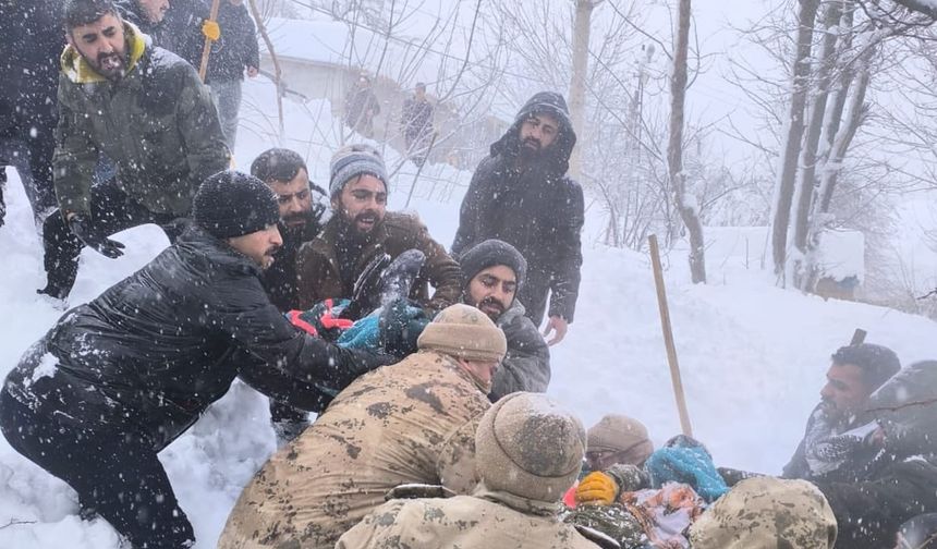 Van’ın Çatak İlçesinde Çığ Düştü: 1 Yaralı, 20 Ev Tahliye Edildi