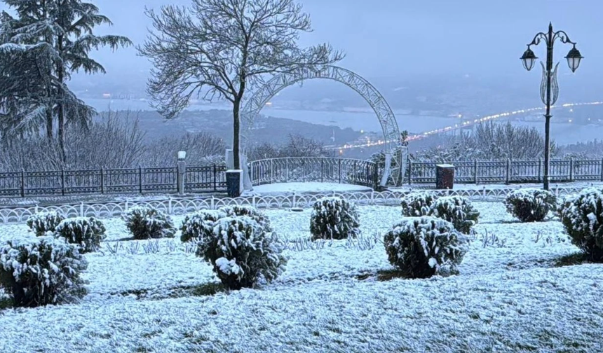 İstanbul’un yüksek kesimlerinde kar etkisini gösterdi