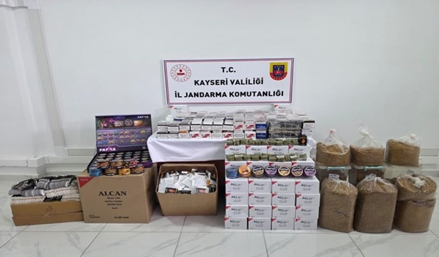 Kayseri Jandarmasından Kaçakçılığa Darbe
