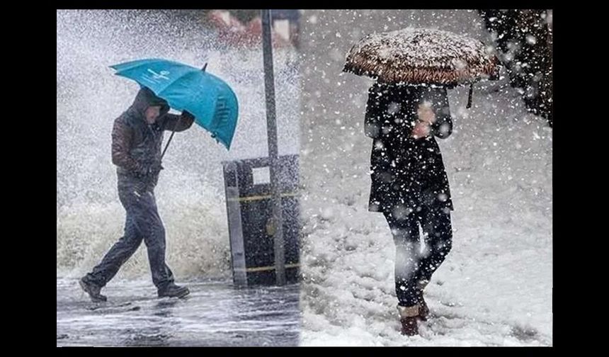 Kuvvetli yağış ve fırtına geliyor