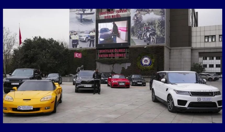 İstanbul’da lüks otomobil operasyonunda 14 kişi gözaltına alındı