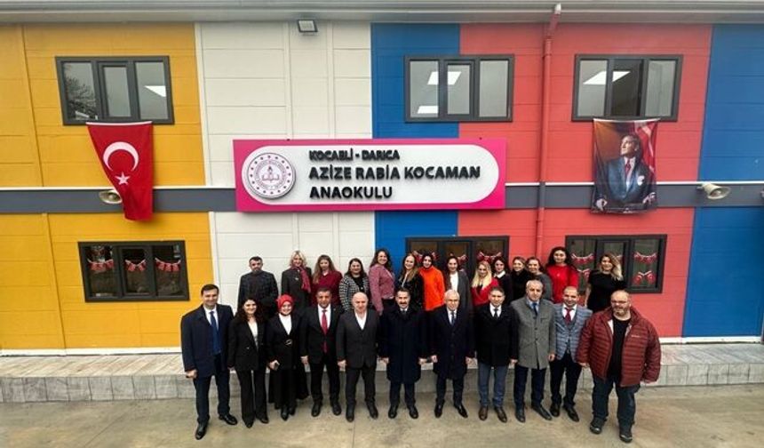Darıca'da Azize Rabia Kocaman Anaokulu Açıldı