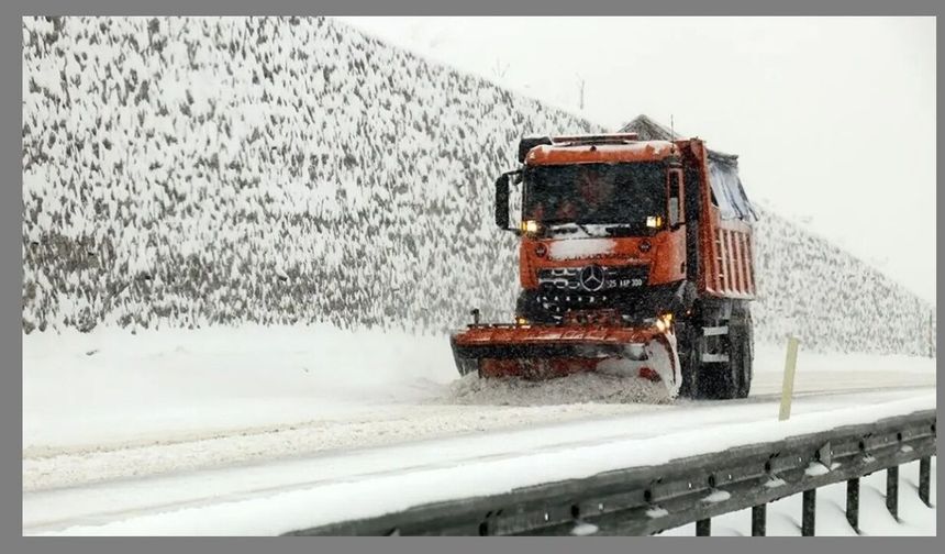 Doğu’da kar alarmı: 198 yerleşim yerine ulaşım kesildi